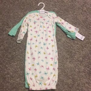 2 pack. Girls 3 month sleeper dress.